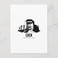 Caen Ville aux Cent Clochers Vintage Poster Nor