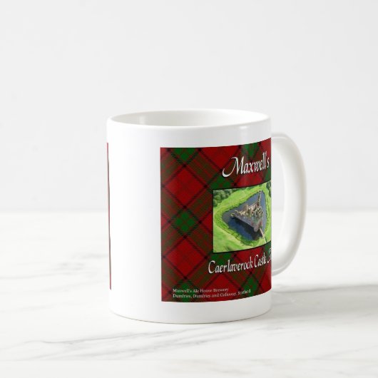 Caerlaverock Castle Ale Cup van Maxwell Koffiemok (Voorkant rechts)