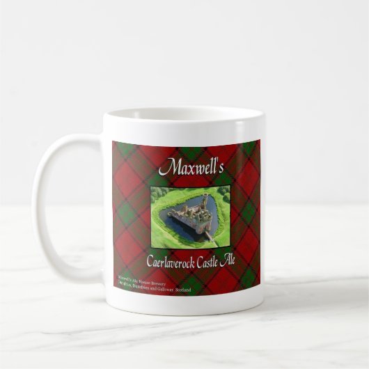 Caerlaverock Castle Ale Cup van Maxwell Koffiemok (Links)