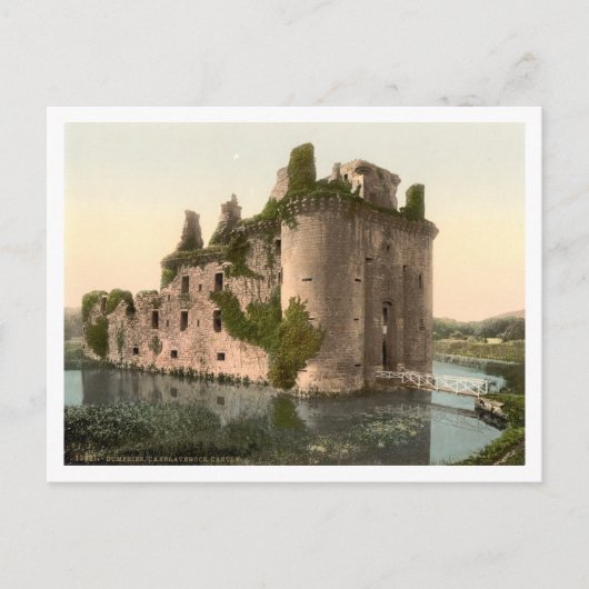 Caerlaverock Castle, Dumfries, Schotland Briefkaart (Voorkant)