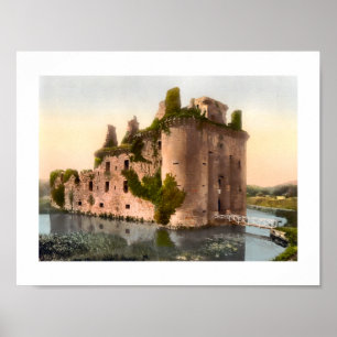 Caerlaverock Castle, Dumfries, Schotland Poster