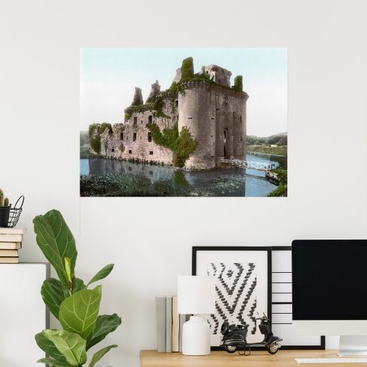 Caerlaverock Castle Poster (Thuiskantoor)