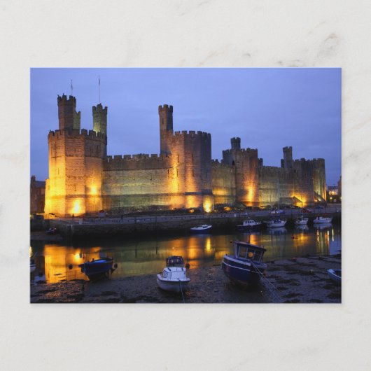 Caernarfon Briefkaart (Voorkant)