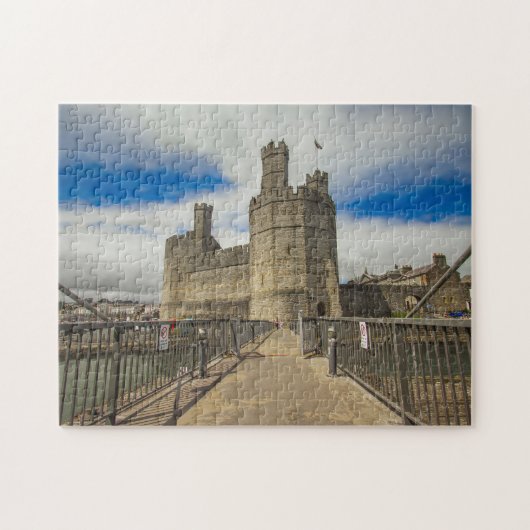 Caernarfon Casle. Wales Legpuzzel (Horizontaal)