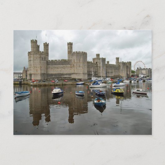 Caernarfon Castle Briefkaart (Voorkant)