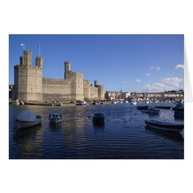 Caernarfon Castle, Gwynedd, Wales 2 (Voorkant Horizontaal)