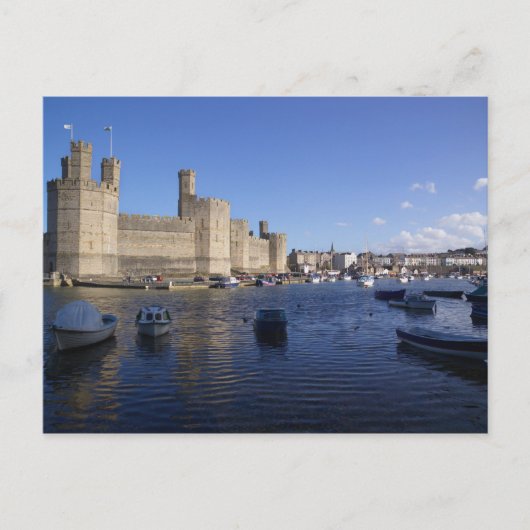 Caernarfon Castle, Gwynedd, Wales 2 Briefkaart (Voorkant)