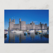 Caernarfon Castle, Gwynedd, Wales Briefkaart (Voorkant)
