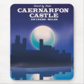 Caernarfon Castle, Gwynedd Wales reisposter Muismat (Voorkant)