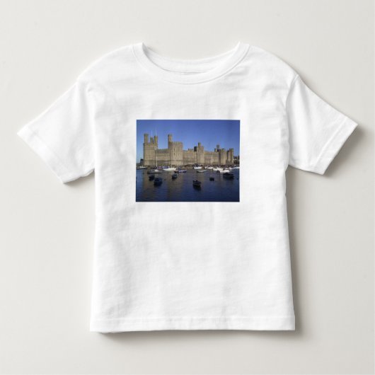 Caernarfon Castle, Gwynedd, Wales (RF) Kinder Shirts (Voorkant)