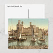Caernarfon Castle II, Gwynedd, Wales Briefkaart (Voorkant / Achterkant)