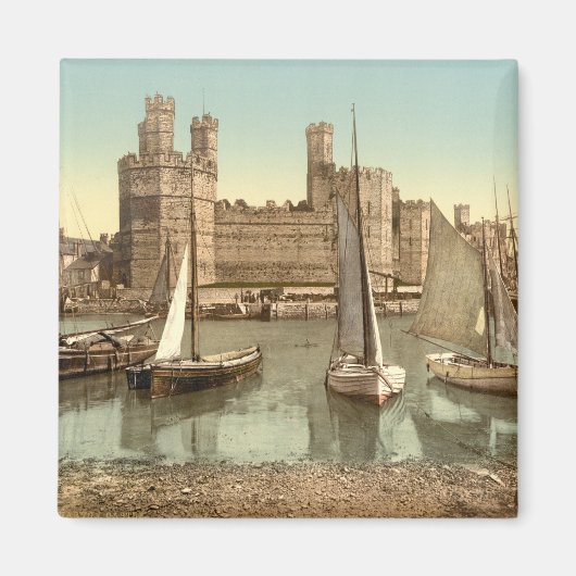 Caernarfon Castle II, Gwynedd, Wales Magneet (Voorkant)