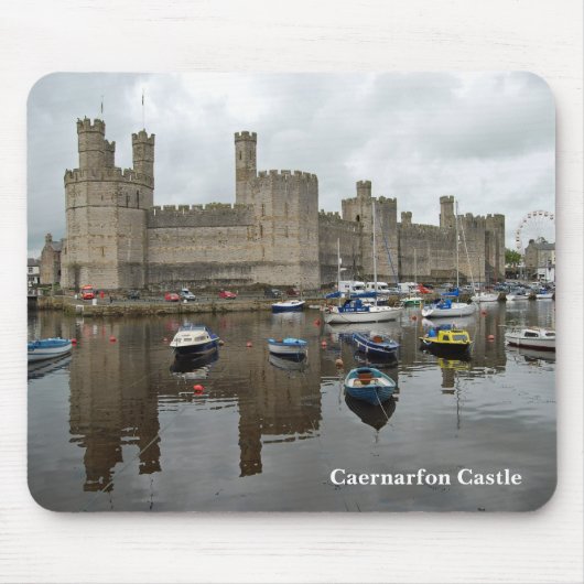 Caernarfon Castle Mousepad Muismat (Voorkant)