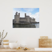 CAERNARFON CASTLE POSTER (Keuken)