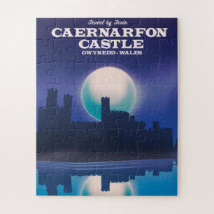Caernarfon Castle, reisposter van Gwynedd Wales Legpuzzel