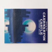 Caernarfon Castle, reisposter van Gwynedd Wales Legpuzzel (Horizontaal)