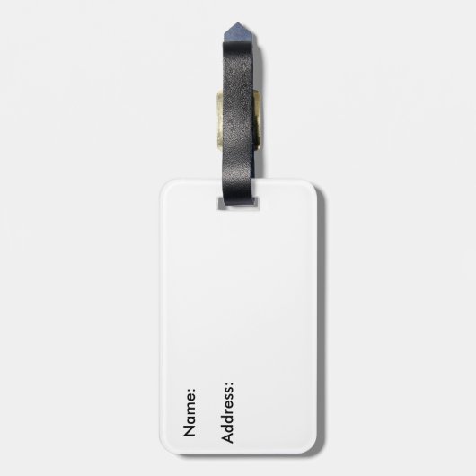 Caernarfon Castle Wales. Bagagelabel (Achterkant verticaal)