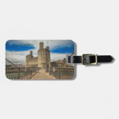 Caernarfon Castle Wales. Bagagelabel (Voorkant horizontaal)