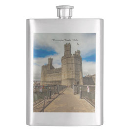 Caernarfon Castle Wales. Flacon