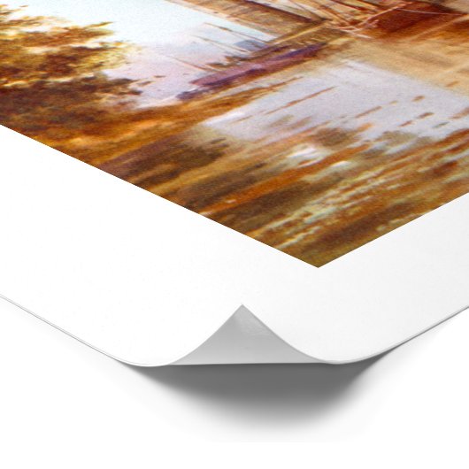 Caernarfon Castle, Wales Poster (Hoek)