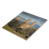 Caernarfon Castle Wales. Tegeltje (Zijkant)