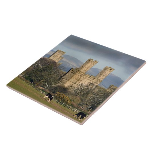 Caernarfon Castle Wales. Tegeltje (Zijkant)