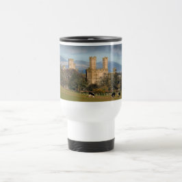 Caernarfon castle Wales Travel Mugs. Reisbeker