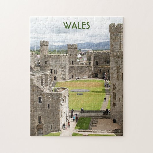 Caernarfon Castle, Wales, Verenigd Koninkrijk 1 Legpuzzel (Verticaal)