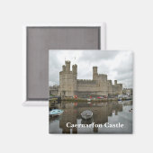 Caernarfon Kasteelmagneet Magneet (Voorkant / Achterkant)