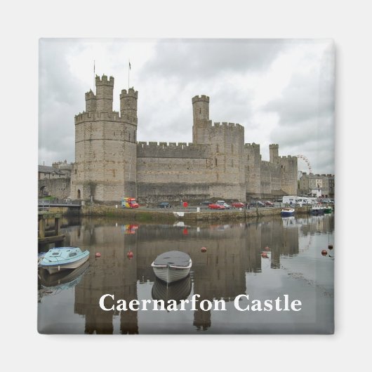 Caernarfon Kasteelmagneet Magneet (Voorkant)