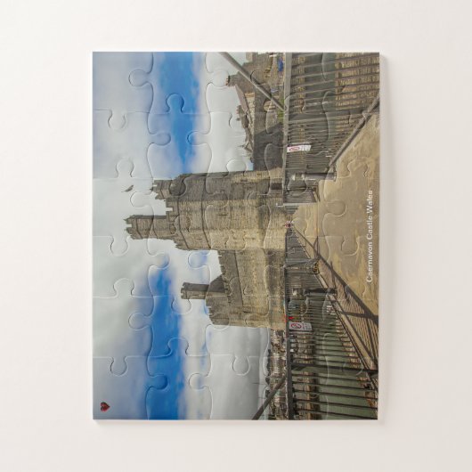Caernavon Castle Wales Legpuzzel (Verticaal)