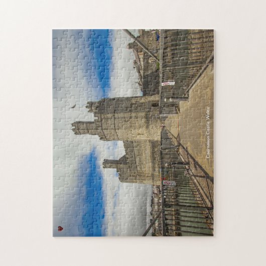 Caernavon Castle Wales Legpuzzel (Verticaal)