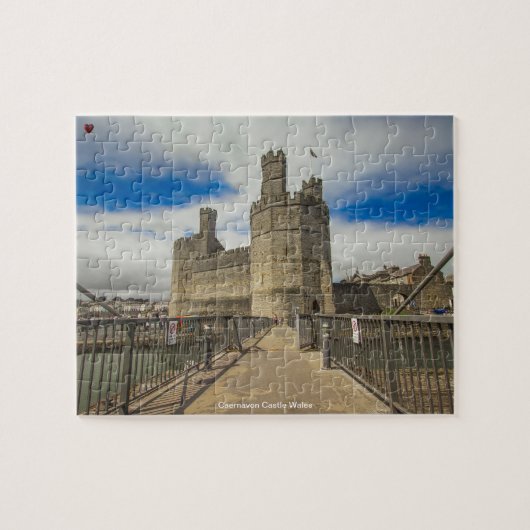 Caernavon Kasteel Wales Legpuzzel (Horizontaal)
