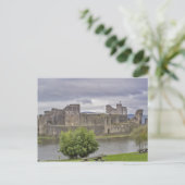 Caerphilly Castle Briefkaart (Staand voorkant)