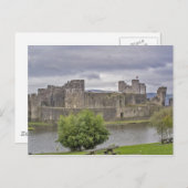 Caerphilly Castle Briefkaart (Voorkant / Achterkant)