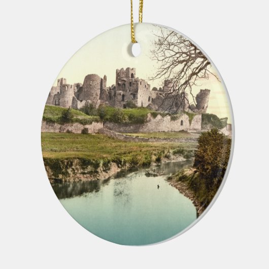 Caerphilly Castle, Wales Keramisch Ornament (Links)