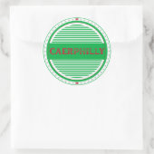 Caerphilly City Pride Embleem – Welshe Identiteit Ronde Sticker (Tas)