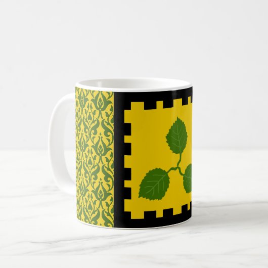 Caerthe populace badge mok koffie (Voorkant links)