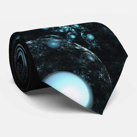 Caeruleus Clast Fractal Stropdas (Opgerold)