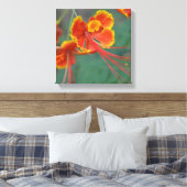 Caesalpinia Canvas Afdruk (Insitu (Slaapkamer))