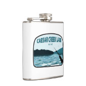 Caesar Creek Lake Ohio Gevist Rod Heupfles (Rechts)