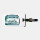 Caesar Creek Lake Ohio Herten Bagagelabel (Achterkant horizontaal)