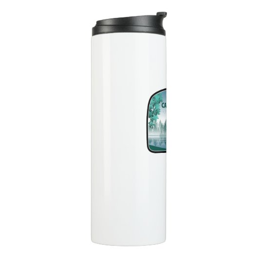 Caesar Creek Lake Ohio Herten Thermosbeker (Gedraaid links)