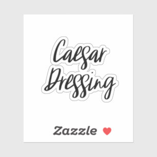 Caesar Dressing Storage Sticker