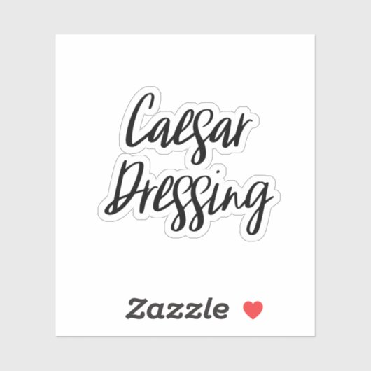 Caesar Dressing Storage Sticker (Vel)