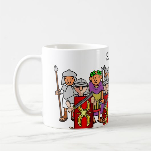 Caesar en zijn Legion Ancient Rome Mok (Links)