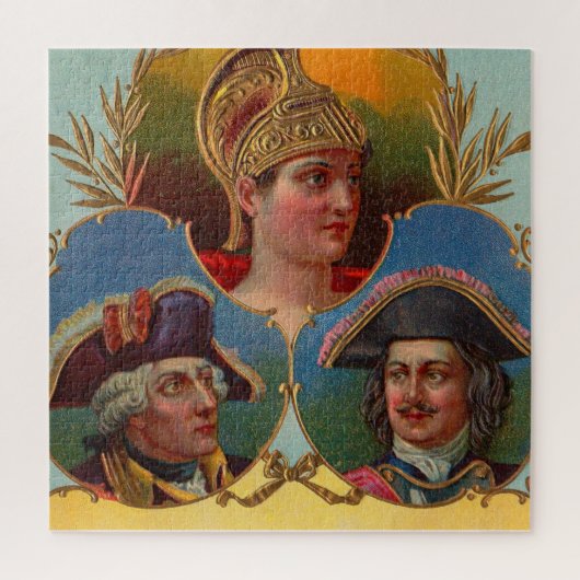 Caesar - Kaiser - Etiket voor sigaren in de tsaar Legpuzzel (Verticaal)