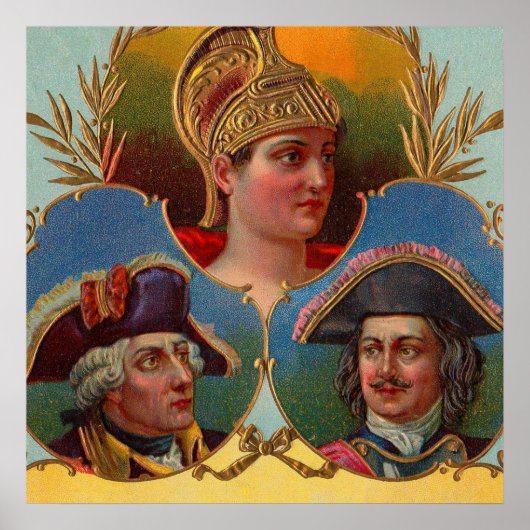 Caesar - Kaiser - Etiket voor sigaren voor tsaren Poster (Voorkant)