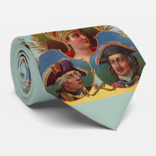 Caesar - Kaiser - Tsar sigarenkistje label afdruk Stropdas