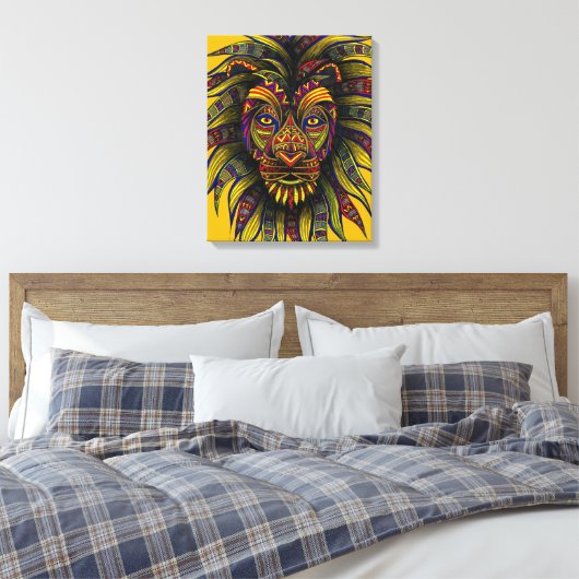 Caesar kleur canvas afdruk (Insitu (Slaapkamer))